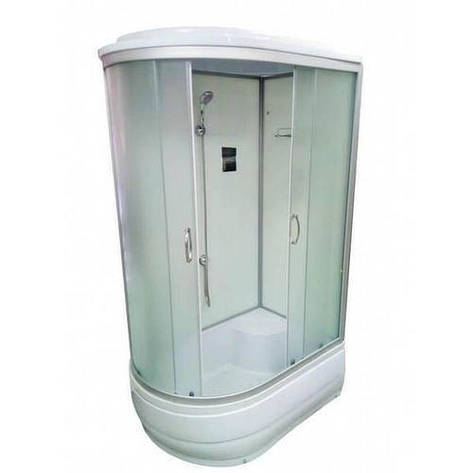 Душовий бокс AKL 120P (XL) R 120х80х220 з електронікою, фото 1