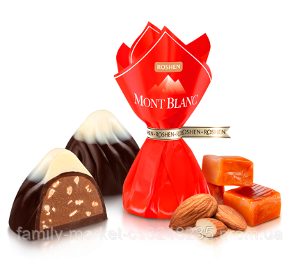 Цук. 1кг Монблан карам.мигдаль (Рошен) (4823077632464)