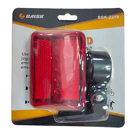 Ліхтар велосипедний задній STOP 0023-5LED/BSK-2279