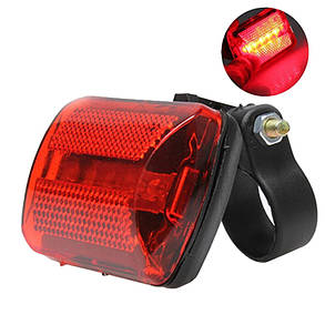 Ліхтар велосипедний задній STOP 0023-5LED/BSK-2279, фото 4