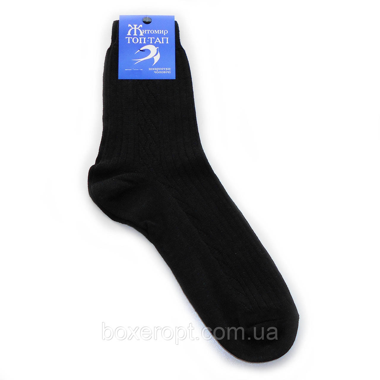 Чоловічі шкарпетки ТОП-ТАП - 15.00 грн./пара (напівшерсть, чорні)