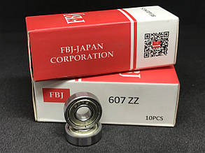 Підшипник 607 ZZ, 80017 (7*19*6) FBJ JAPAN ORIGINAL!!!!