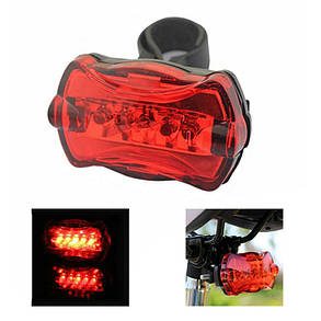 Ліхтар велосипедний задній STOP 198-5LED, фото 4