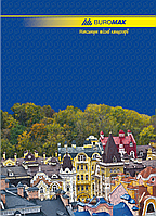 Книга обліку 96 аркушів, тверда обкладинка, ламінована, офсет, лінія. BuroMax