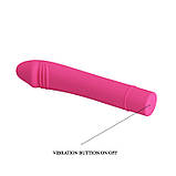 Реалістичний вібратор - Pretty Love Pixie Vibrator Pink, фото 3