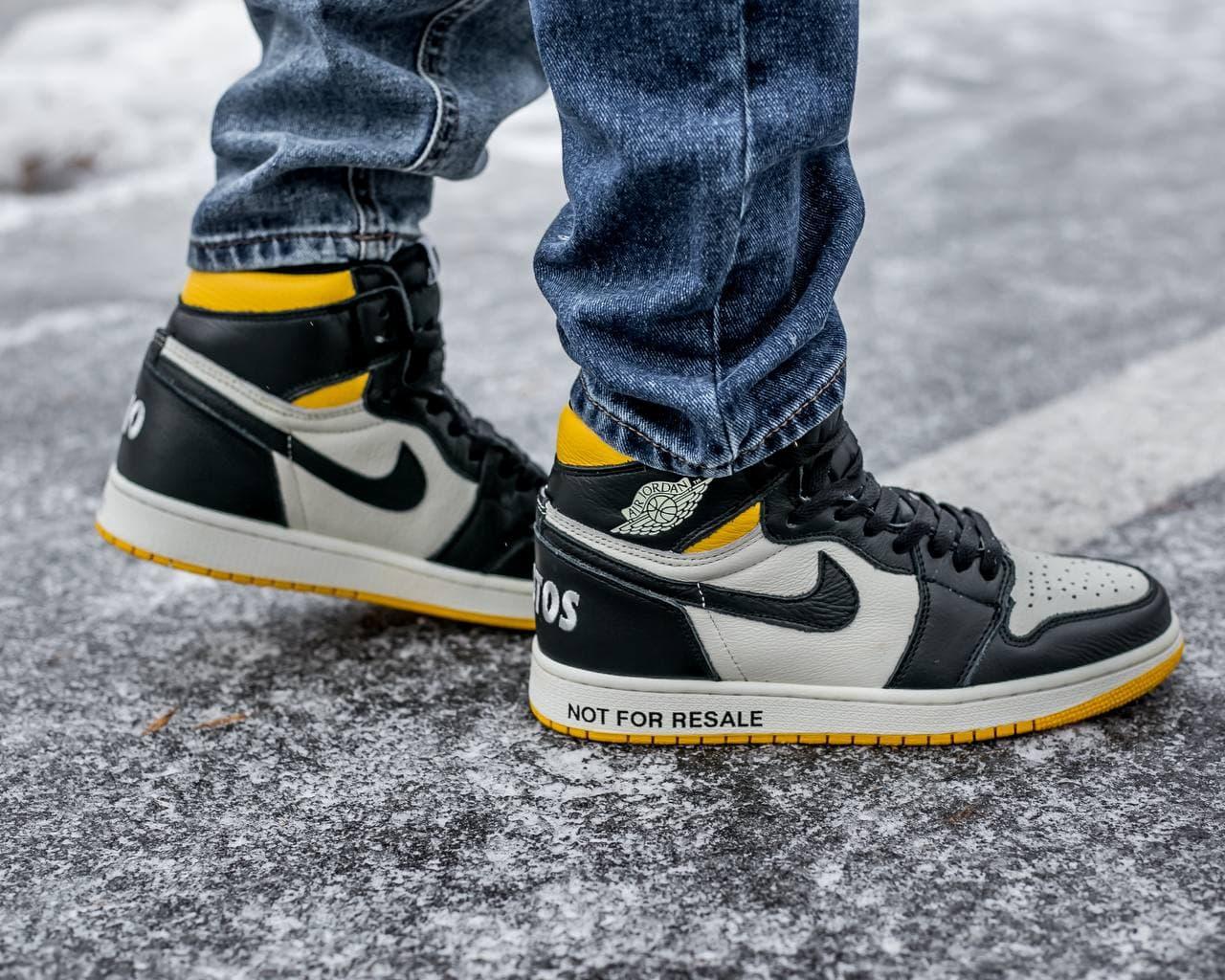 Jordan 1 white and yellow sales