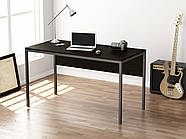 Письмовий стіл Loft design L-2p 120×65×75 см. Венге Луїзіана. Комп'ютерний стіл для дому та офісу