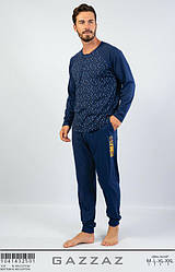 Комплект демісезонний чоловічий домашнього одягу (кофта довгий рукав+штани )х/б VS (розмір M)