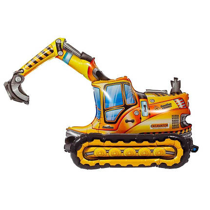 Фольгована кулька ЕКСКАВАТОР 4D 67х46см (26"), фото 1