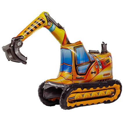 Фольгована кулька ЕКСКАВАТОР 4D 67х46см (26"), фото 2