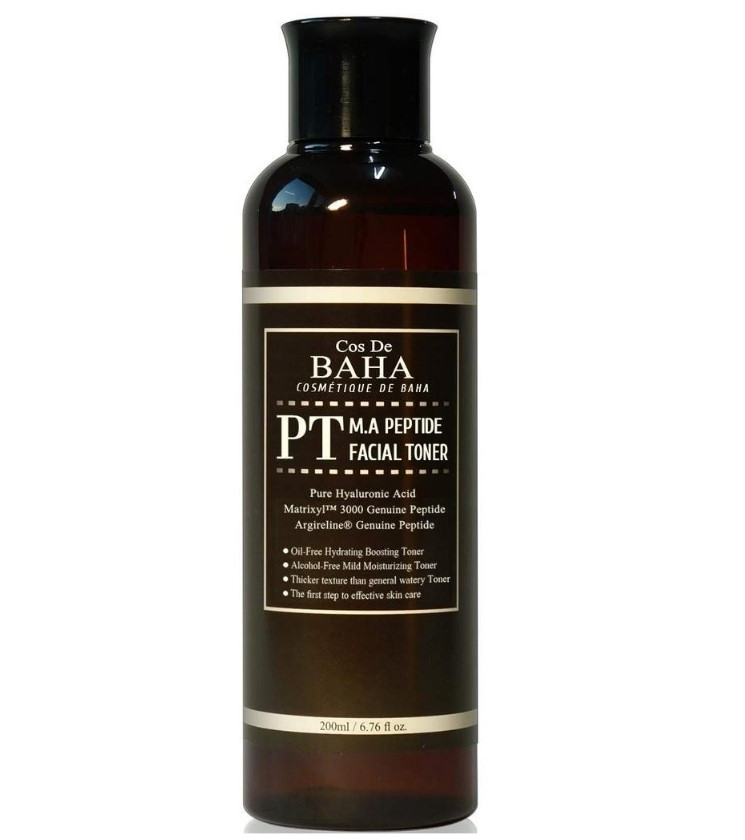 Тонер для антивікового догляду Cos De Baha PT M.A Peptide Facial Toner 200 мл