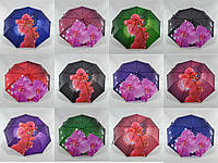 Женский зонтик автомат с орхидеями, фото 1