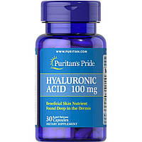 Препарат для суглобів і зв'язок Puritan's Pride Hyaluronic Acid 100 mg, 30 капсул CN4665 SP