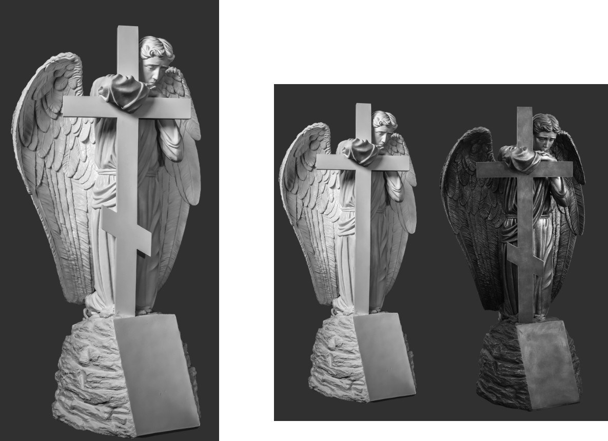 Скульптура Янгол з хрестом