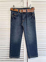 Утеплённые джинсы для мальчика LOOKS синие 116