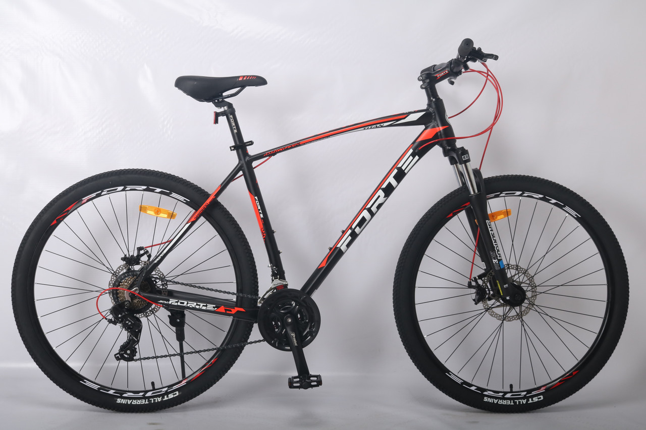 Велосипед Forte Titan МТВ 27,5"/17" (117183) чорно-червоний