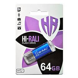 Флеш-накопичувач Hi-Rali 64GB Rocket Series Blue