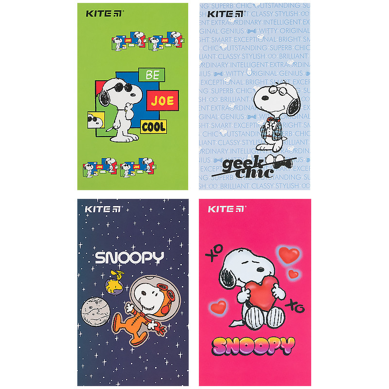 Блокнот-планшет Kite Snoopy A6, 50 аркушів, нелінований SN21-195