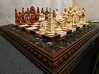 Шахматный набор: фигуры "Battle of Thrones" и эксклюзивная шахматная доска