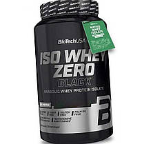 Ізолят сироваткового білка BioTech Iso Whey Zero Black 908 g ваніль, фото 4