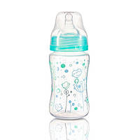 Антиколиковая бутылка с широким горлышком BabyOno 240 ml Польша