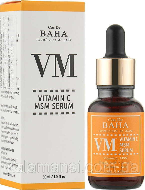 Сироватка з вітаміном C і ферулової кислоти Cos De BAHA Vitamin C MSM VM Serum 30 ml