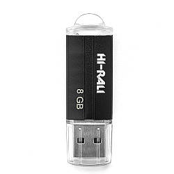 Накопичувач USB 8GB Hi-Rali Corsair серія чорний