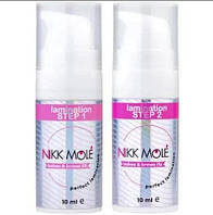 Професійний набір для ламінування брів і вій Nikk Mole (2 склади по 10 мл)