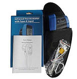 Пірометр із термопарою К-типу 30:1 (-50...+850 oС) FLUS IR-821, фото 2