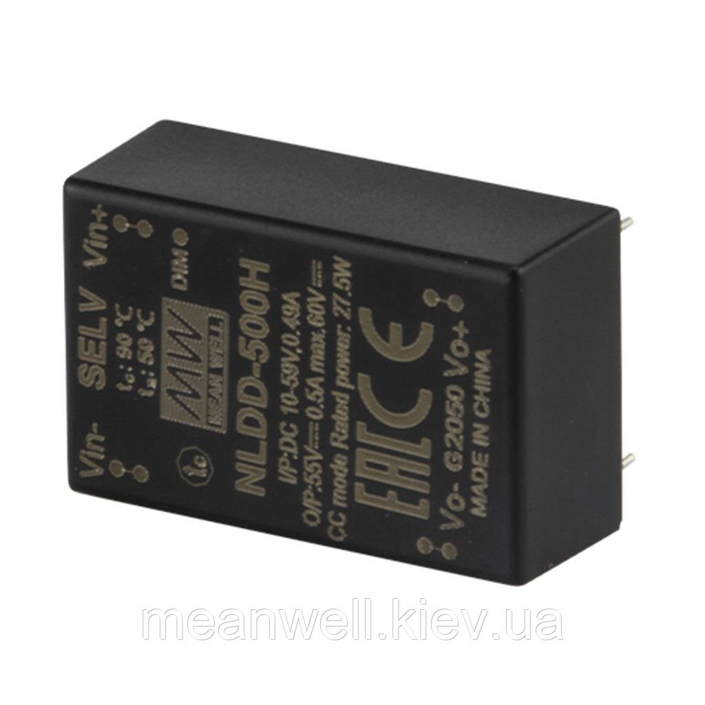 NLDD-1050H DC DC драйвер світлодіодів Mean Well Vin 10 - 56VDC, Vout 6 - 52VDC, 1050mA