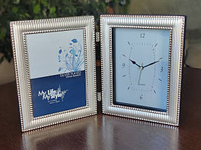 Годинник Крапельки 22 * 17 см і фоторамка 13 * 18 (029B)