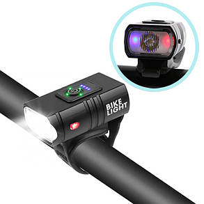 Велосипедний ліхтар BK-01Pro-XPE ULTRA LIGHT, ЗУ USB, фото 1