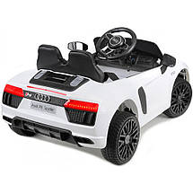 Дитячий електромобіль AUDI HL-1818 білий (42300132) (ліцензійний), фото 5