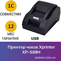 Термопринтер чеків Xprinter XP-58IIH USB