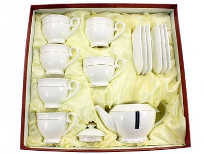 Набір порцеляновий чайний 13-предметів Снігова Королева