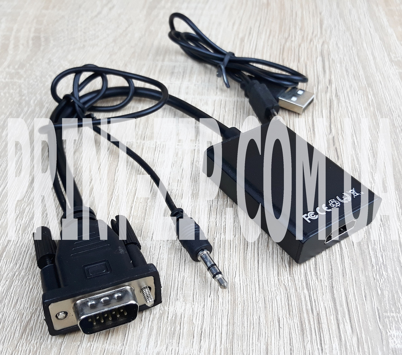 Перехідник з VGA на HDMI з звуком, конвертер vga hdmi, адаптер vga hdmi