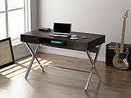 Письмовий стіл Loft design L-15 120х60х75 см Венге Луїзіана. Комп'ютерний стіл для дому та офісу