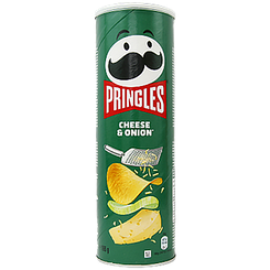 Чипси з сиром та цибулею Прінглс Pringles cheese&onion 165g 19шт/ящ (Код: 00-00005346)