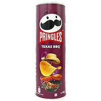 Чипси барбекю Прінглс Pringles barbecue 165g 19шт/ящ (Код: 00-00004032)