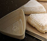 Форма для розстійки хліба/ трикутник, (23*23*8) з ротанга, з чохлом з льону, фото 2