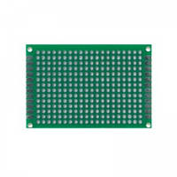 Макетна плата 40x60 мм двостороння крок 2,54 мм