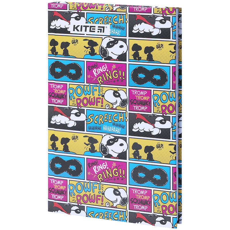 Книга записна Kite Snoopy,тв.обк., А6, 80 арк.,кл. SN21-199-2
