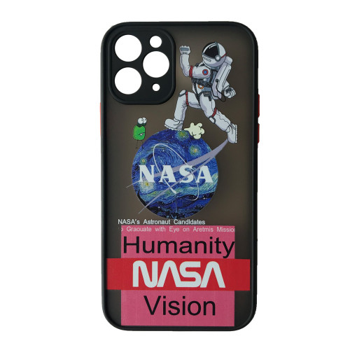 Apple iPhone 12 Pro Max Чохол-накладка GENERATION NASA Astronaut Run Black
