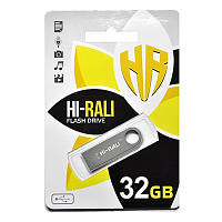 Флеш-накопичувач USB 32Gb Hi-Rali Shuttle series Silver
