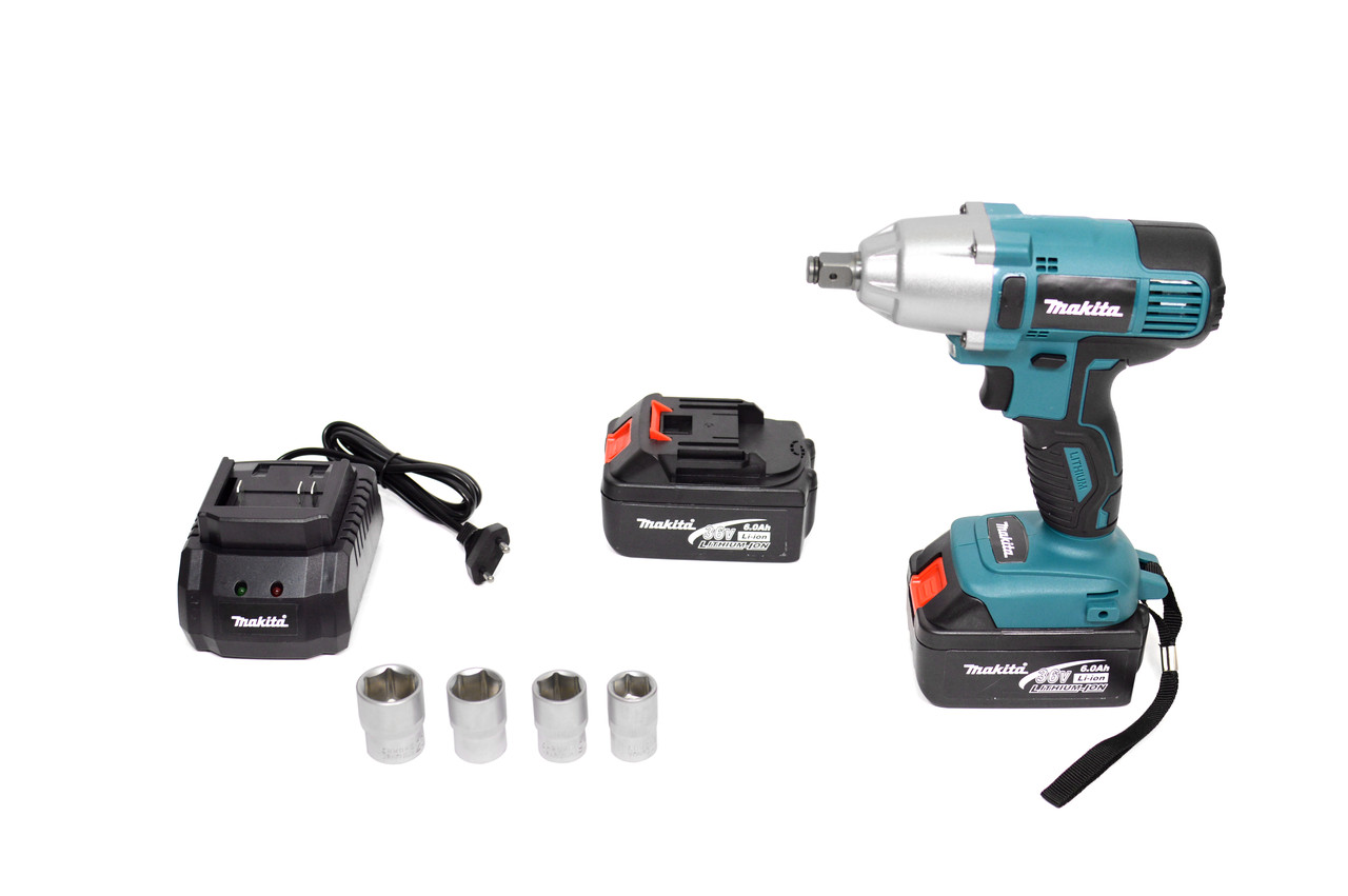 Ударний гайковерт Makita DTW 285 RWE бесщеточныйс підсвічуванням | 6 Ah \ 36 V