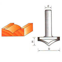 Фреза по дереву ГЛОБУС 2157 D50 пазова фасонна