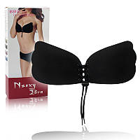 Силиконовый бюстгальтер невидимка Fly Bra Invisible Bra Флай Бра черный A 129892