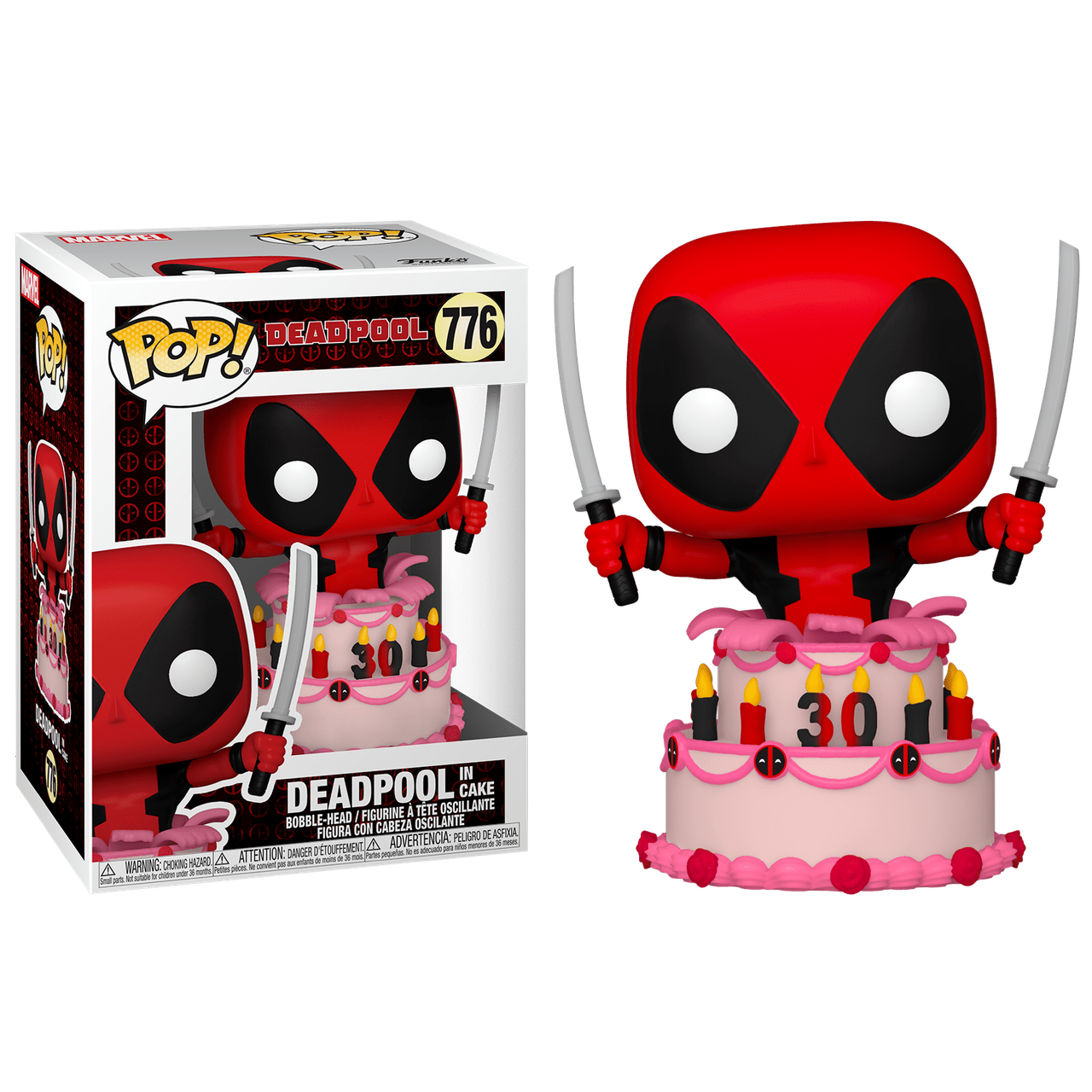 Фігурка Funko Pop Фанко Поп Дедпул Дедпул в торті Deadpool Deadpool in cake 10 см DP D 776, фото 1