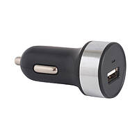 Автомобільний зарядний пристрій USB Forever CC-03 + кабель Micro USB, колір чорний