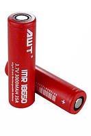 Аккумулятор 18650 AWT Li-ion 3000mAh 3,7V (40A) высокотоковый Red